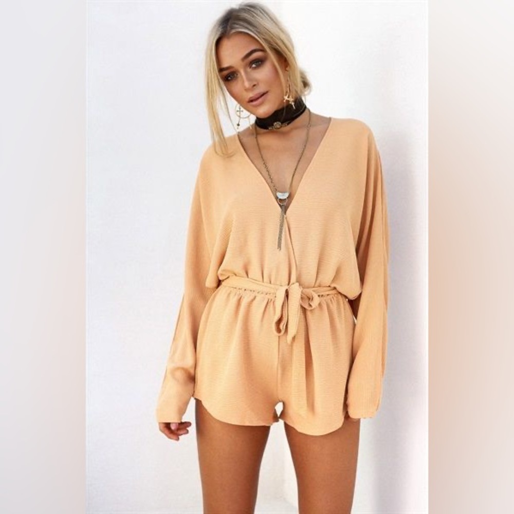 Orange Romper